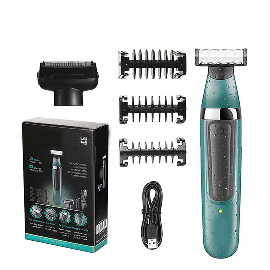 DUAL-HEAD MULTIPURPOSE WET/DRY ELECTRIC RAZOR