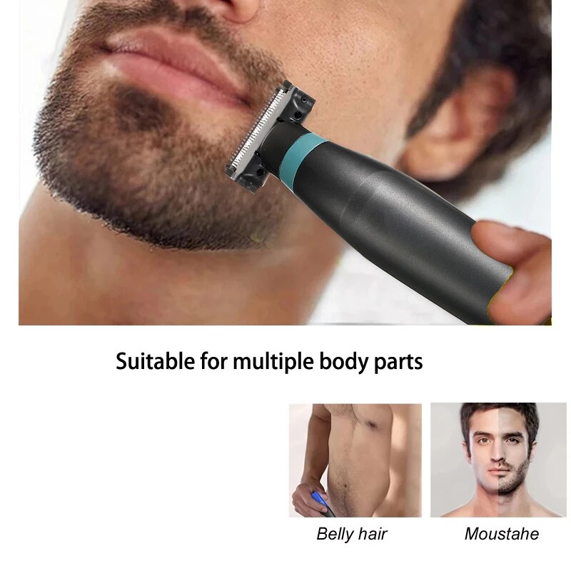 DUAL-HEAD MULTIPURPOSE WET/DRY ELECTRIC RAZOR