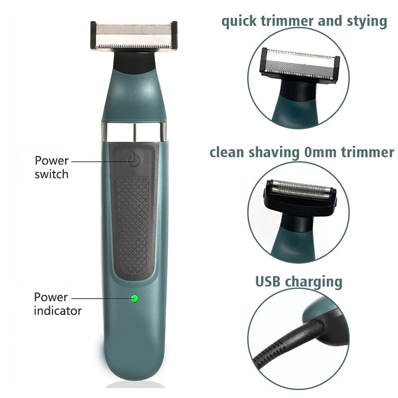 DUAL-HEAD MULTIPURPOSE WET/DRY ELECTRIC RAZOR